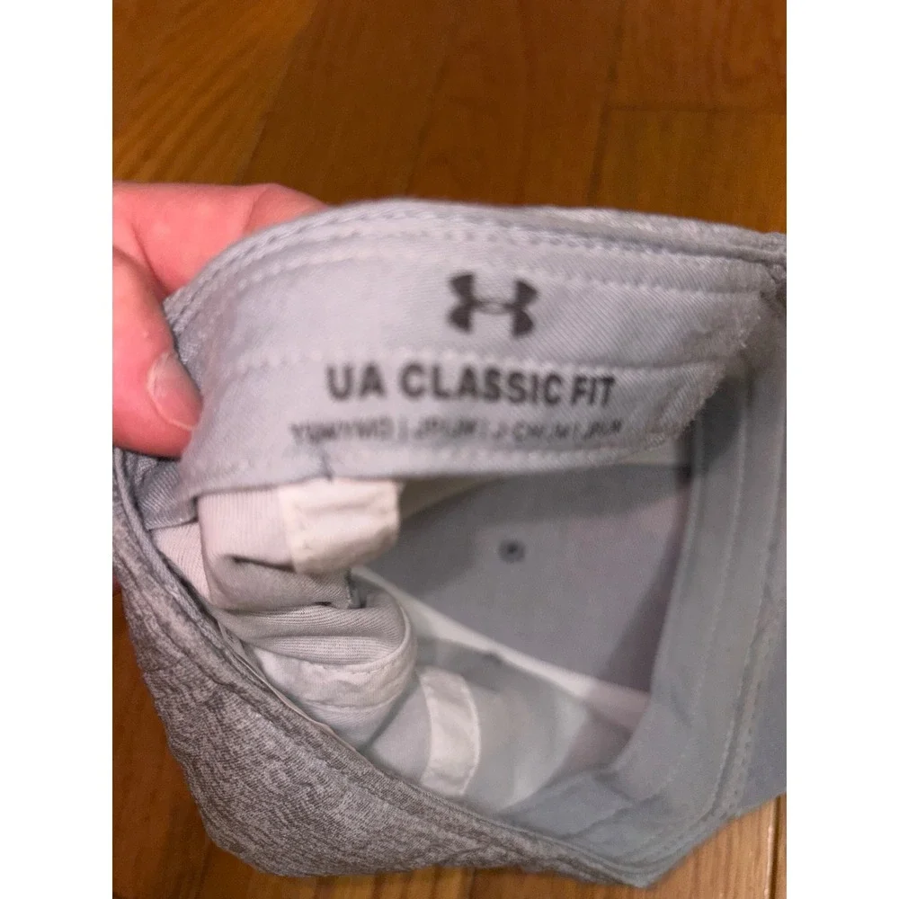 Under Armour Kids UA Classic Fit Baseball Cap Heather Grey Athletic Hat